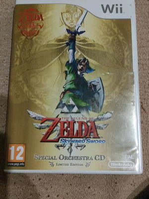 Nintendo Wii Zelda Skyward Sword употребявана без CD
