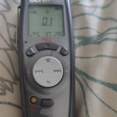 Olympus Digital Voice Recorder used, journalist model