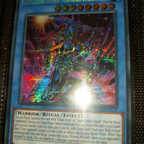 Black Luster Soldier - Legendary Swordsman Secret Rare like new