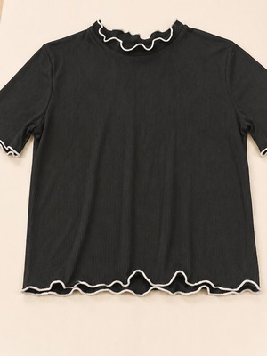 Black T-shirt for Girls 11-12 Years Used