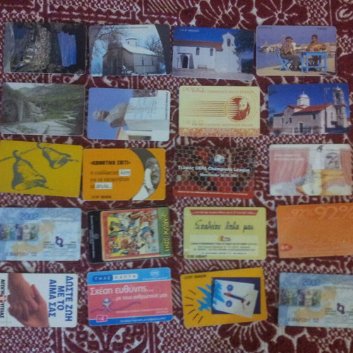 Used phone cards pack of 20 pieces