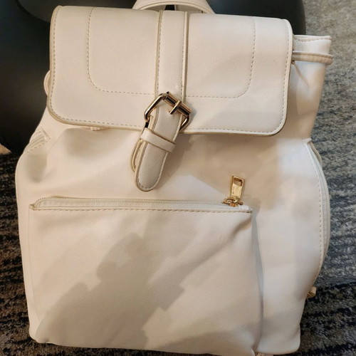 White backpack used