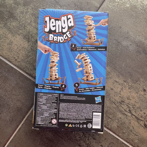 Jenga Bridge board game used