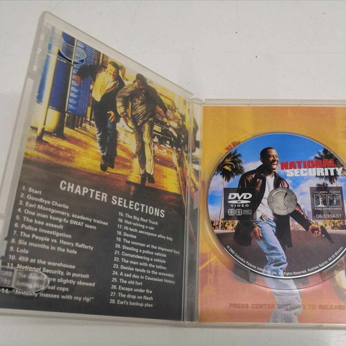 National Security DVD used, comedy action dubbed