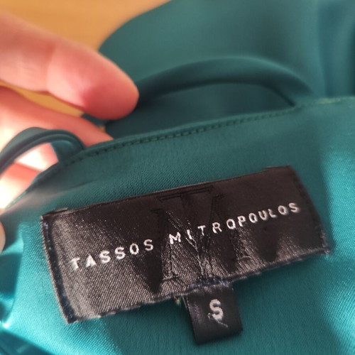 Tassos Mitropoulos dress small, cypress green, like new