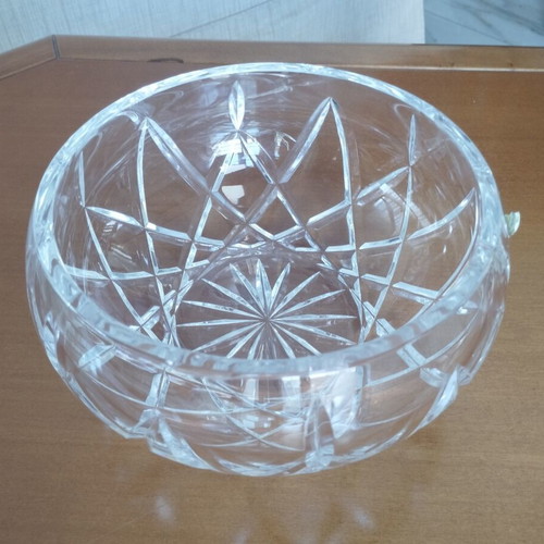 Bohemia crystal bowl 20cm vintage mint condition