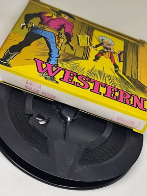 Φιλμ μπομπίνα Super 8 Western Lunga Valle Verde καινούργιο, συλλεκτικό vintage
