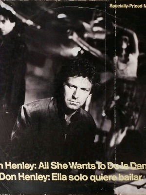 Don Henley All She Wants To Do Is Dance vinyl used, pop