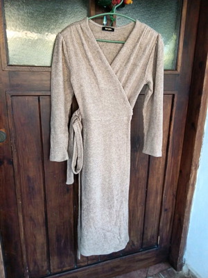 Be You knitted midi dress size S/36 like new, beige