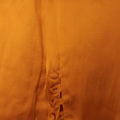 Satin skirt orange small like new