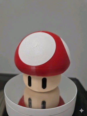 Κουμπαράς Super Mario Mushroom σαν καινούργιος 3D Printed
