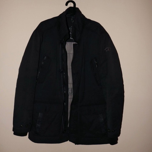 Navy & Green men's jacket, dark navy, medium