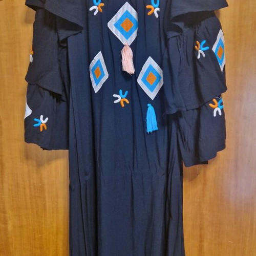 Viscon summer dress like new, black, size XL
