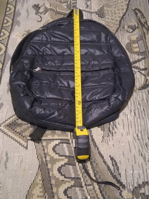 Women's backpack bag used, black