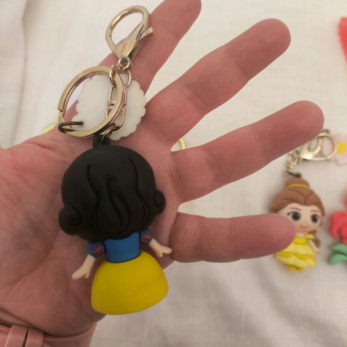 Disney Princess Keychains new, set of 5 with Cinderella and Ariel