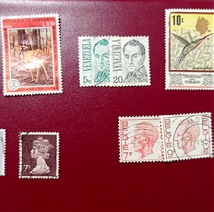 διάφορα γραμματόσημα
