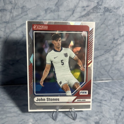 2024-25 Panini Donruss Soccer FIFA John Stones #57 Cubic Parallel England