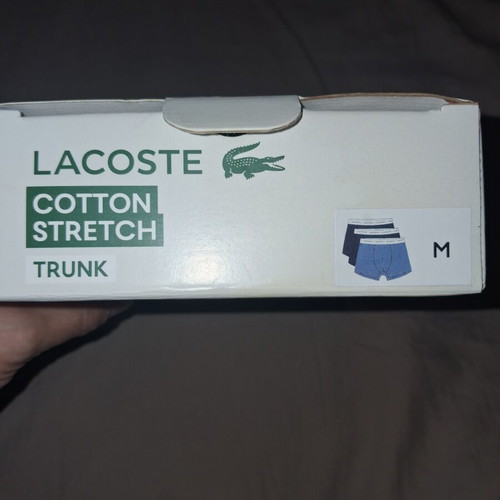Lacoste Cotton Stretch Trunk packaging box like new, size M
