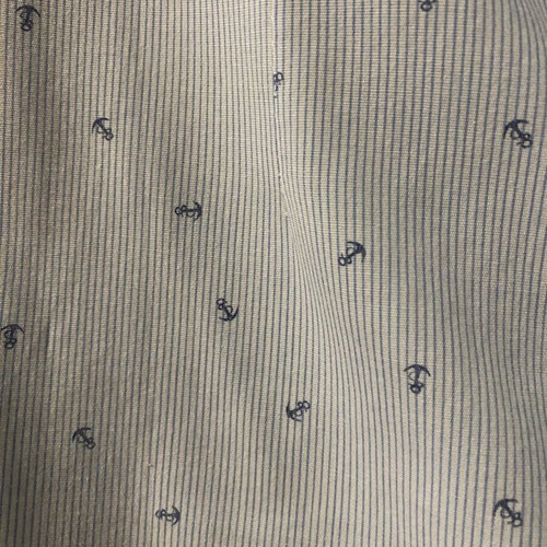 Women's shirt light blue with nautical pattern, like new, size L