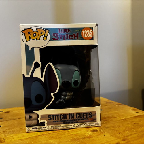 Funko Pop Luka Doncic and Stitch figures
