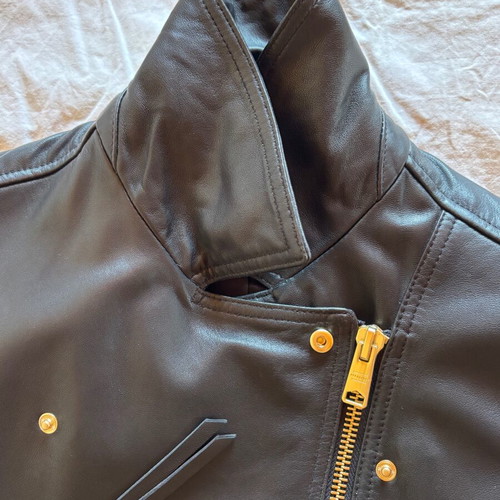 AllSaints Elora Women’s Leather Biker Jacket like new, black, size L