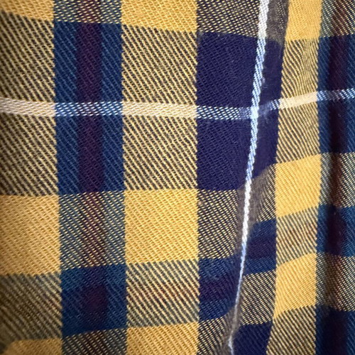 BSB Checked Dress onesize like new, black and yellow