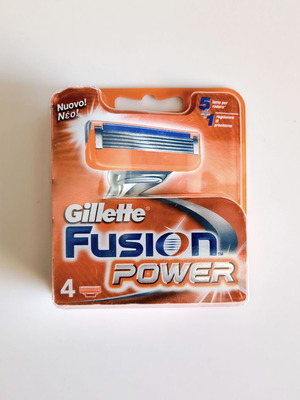 Gillette Fusion Power ανταλλακτικές λεπίδες πακέτο 4, καινούργιο