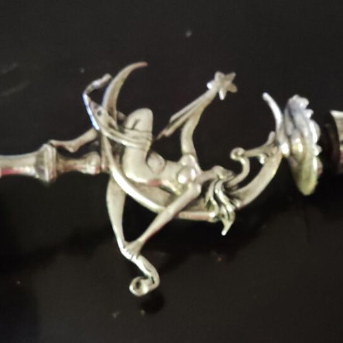 White bronze candlestick like new