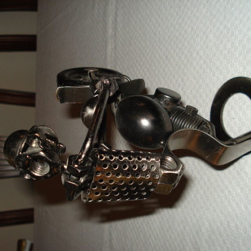 Metal decorative item used