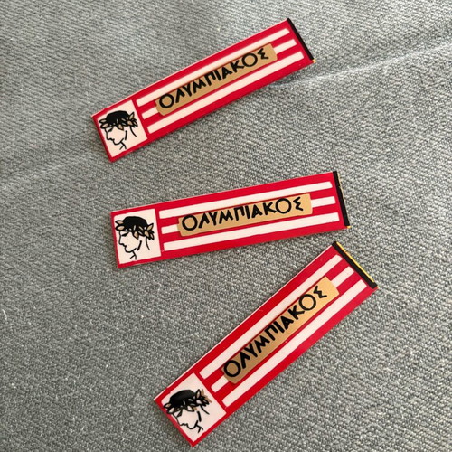 Olympiakos collectible stickers new, set of 3 pieces