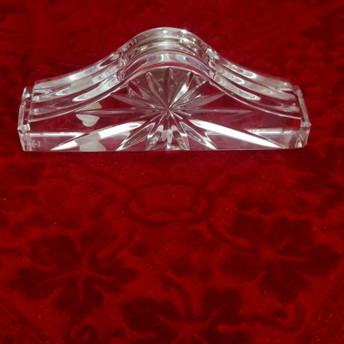 Waterford Ashton vintage crystal table clock new