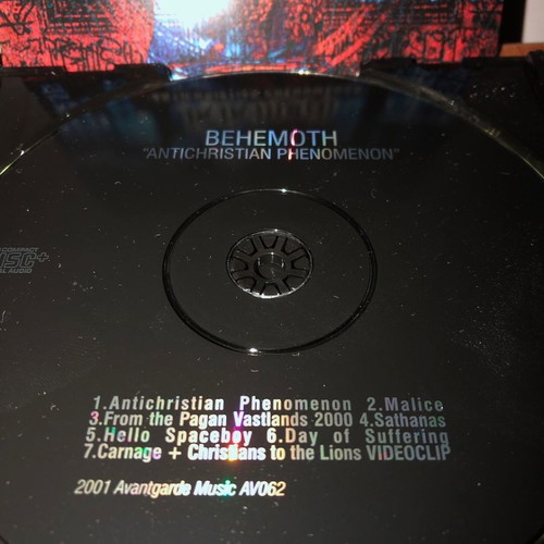 Behemoth Antichristian Phenomenon CD used, limited edition 1/1000
