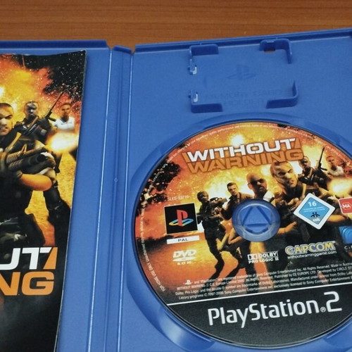 Without Warning PS2 game used, shooting genre