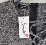 Rib Pullover new with opening size M