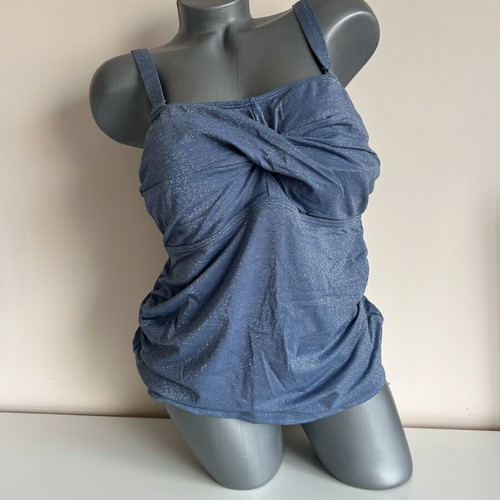 Tankini two-piece size L new, blue