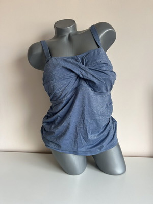 Tankini two-piece size L new, blue