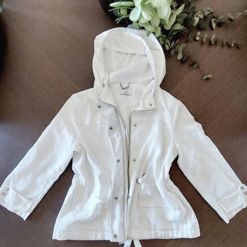 Motivi windbreaker spring jacket new, white, S-M
