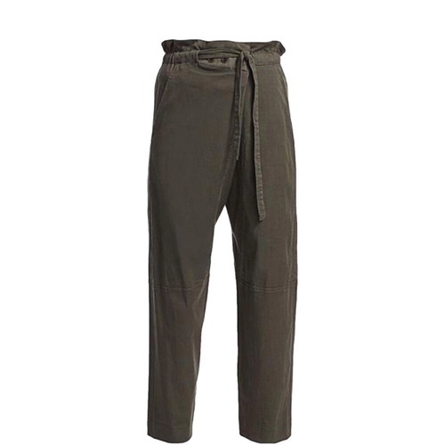 MUNTHE Khaki Paperbag Pants New, Size S