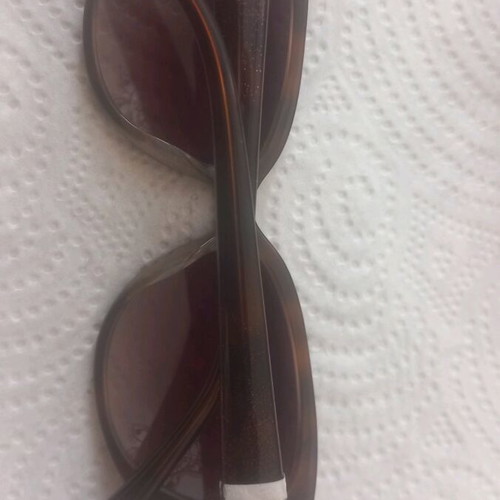 Sunglasses new with glitter brown acetate optical quality