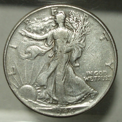 U.S.A ½ Dollar 1944 Walking Liberty Half Dollar used