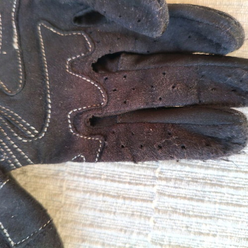 Alpinestars medium women's fabric motorcycle gloves used