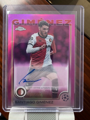 Topps Chrome Santiago Gimenez /250 Auto καινούργιο