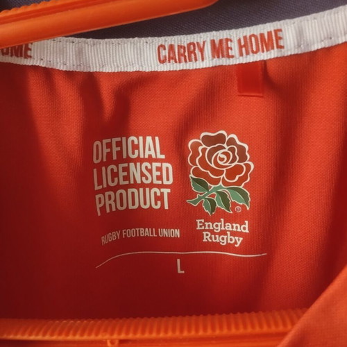 England Rugby Official T-shirt like new, size L, red