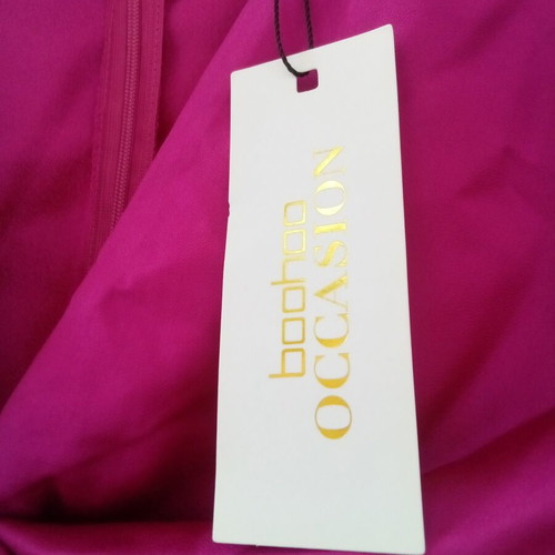Boohoo women's satin dress new, size small