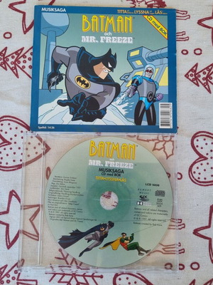 Batman och Mr. Freeze Musiksaga CD with Book like new