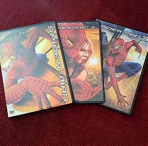 SPIDERMAN ΤΡΙΛΟΓΙΑ DVD 1-2 & 3 - ΚΑΙΝΟΥΡΓΙΑ