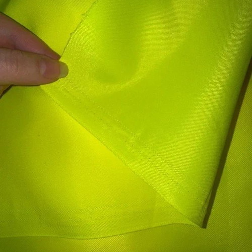 Yellow fabric roll