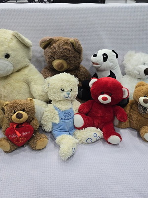 Set lot of plush teddy bears