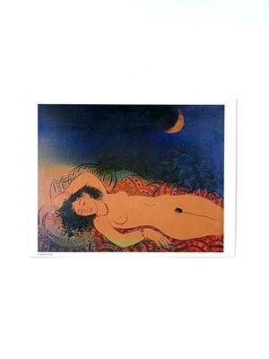 Decorative print poster Giorgos Stathopoulos "Sleeping Nude Girl" like new