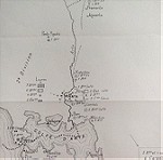  1913,χαρτης επιχειρήσεων της απελευθέρωσης Ιωαννίνων 23x27cm